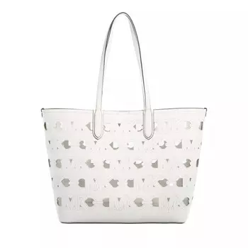 Большая сумка eliza с оптикой Michael Michael Kors, белый