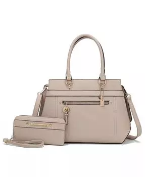 Большая сумка Gardenia с кошельком от Mia K Mkf Collection, синий