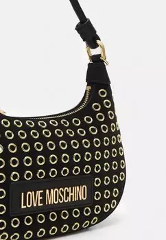 Большая сумка GLAMUP Love Moschino, черный