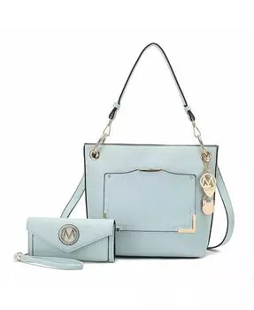 Большая сумка Grace с кошельком от Mia K Mkf Collection, бежевый