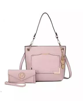 Большая сумка Grace с кошельком от Mia K Mkf Collection, розовый