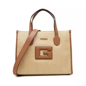Большая сумка Guess, бежевый