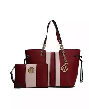 Большая сумка Holland с кошельком на ремешке от Mia k Mkf Collection, красный