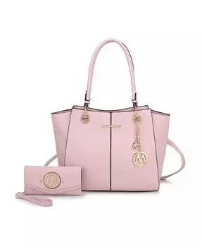 Большая сумка Ivy от Mia K Mkf Collection, розовый