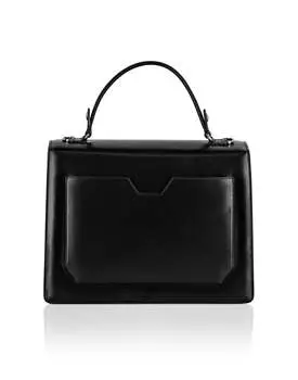 Большая Сумка из Кожи Супергероини Philipp Plein, черный