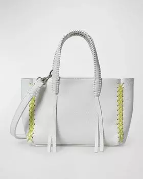 Большая сумка из микрозернистой кожи Callista, цвет Black