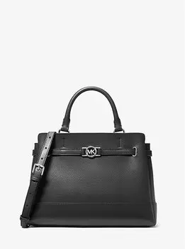 Большая сумка из шагреневой кожи Reed Michael Kors, черный