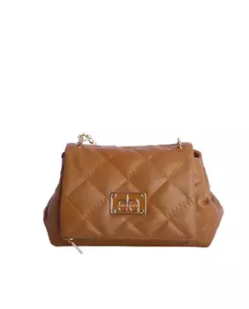 Большая сумка-капри с клапаном цвета Camel Don Algodn