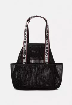 Большая сумка KARL LAGERFELD ESSENTIAL BEACH TOTE, черный