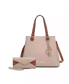 Большая сумка Kearny с кошельком от Mia K Mkf Collection, бежевый