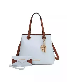 Большая сумка Kearny с кошельком от Mia K Mkf Collection, синий