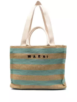 Большая сумка-корзина Marni, нейтральный