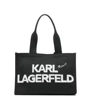 Большая сумка кристина KARL LAGERFELD PARIS, черный