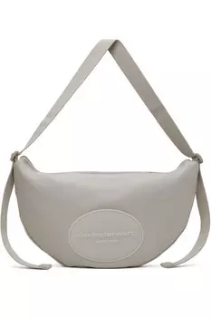 Большая сумка кросс-боди Alexander Wang, цвет oyster