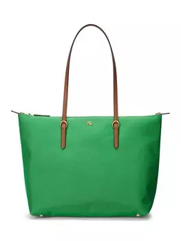 Большая сумка Lauren Keaton 26 Ralph Lauren, зеленый топаз