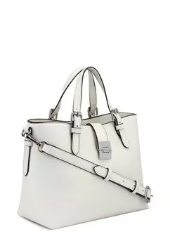 Большая сумка LELAND JET SATCHEL Nine West, кремовый