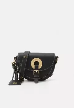 Большая сумка LOGO EYELETS Love Moschino, черный