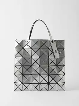Большая сумка lucent из пвх Bao Bao Issey Miyake, серебряный