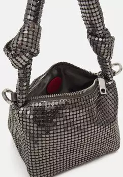 Большая сумка MAX&Co., серебро