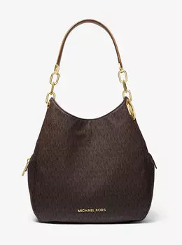 Большая сумка на плечо Lillie с логотипом Michael Kors