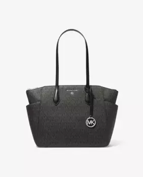 Большая сумка на плечо Marilyn с логотипом Michael Michael Kors, черный