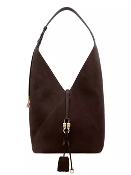 Большая сумка на плечо Origami Ferragamo, коричневый