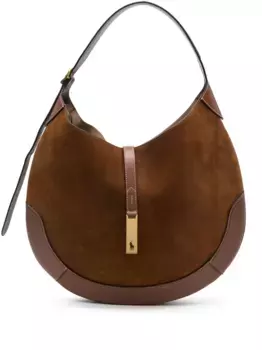 Большая сумка на плечо Polo ID POLO RALPH LAUREN, коричневый