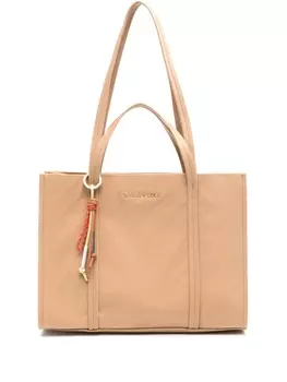 Большая сумка на плечо с логотипом Bimba y Lola, бежевый