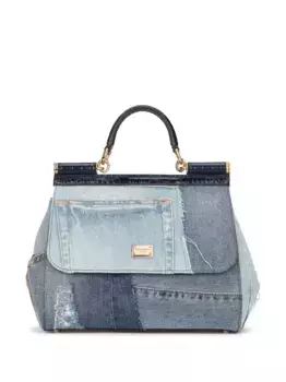 Большая сумка на плечо Sicily DOLCE & GABBANA, синий