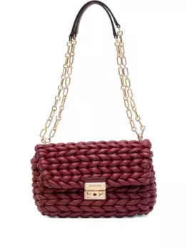 Большая сумка на плечо Tribeca Braided MICHAEL KORS, красный