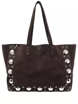 Большая сумка Nellcte Valentino Garavani, коричневый