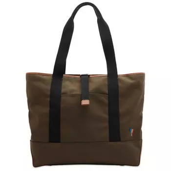 Большая сумка Paul Smith с зеброй, коричневый