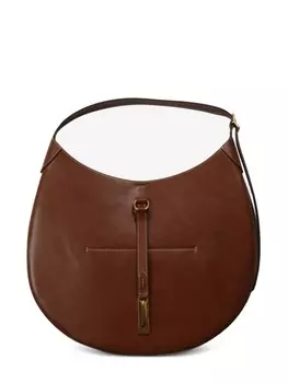 Большая сумка Polo ID через плечо Polo Ralph Lauren, коричневый