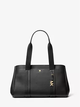 Большая сумка Romee из шагреневой кожи Michael Kors, черный