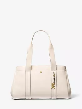 Большая сумка Romee из шагреневой кожи Michael Kors, бежевый