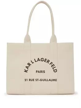 Большая сумка Rue St-Guillaume Karl Lagerfeld, нейтральный цвет