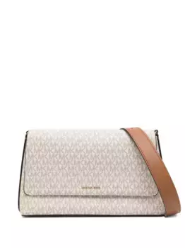 Большая сумка с логотипом Nessa Signature MICHAEL KORS, нейтральный