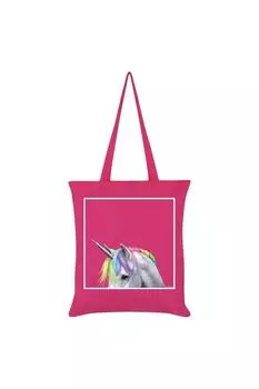 Большая сумка с радужным единорогом Inquisitive Creatures, розовый