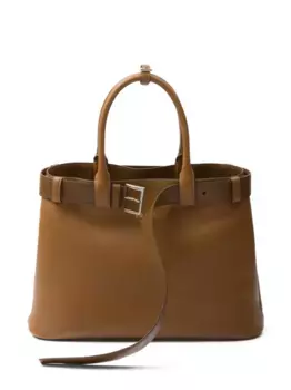 Большая сумка с ремешком Prada, коричневый