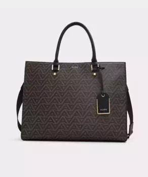 Большая сумка с застежкой-молнией Aldo, коричневый