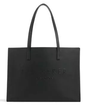 Большая сумка-шопер Ikon из искусственной кожи Ted Baker, черный