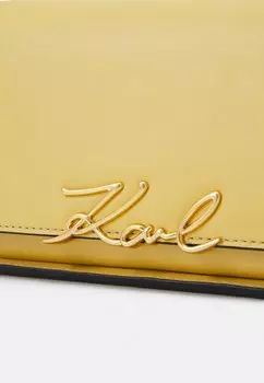 Большая сумка SIGNATURE KARL LAGERFELD, желтый
