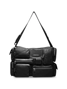 Большая сумка-слинг Superbusy Balenciaga, черный