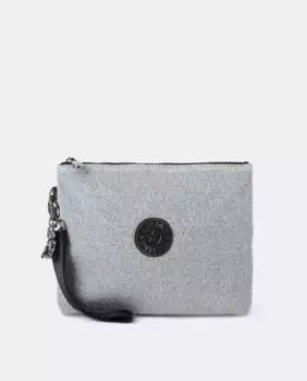 Большая сумка со съемной ручкой Kipling, серебряный