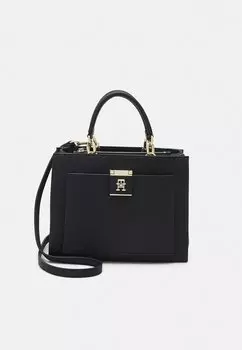 Большая сумка TH HER MINI TOTE CORP Tommy Hilfiger, темно-синий