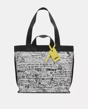 Большая сумка-тоут BRADY DKNY, белый