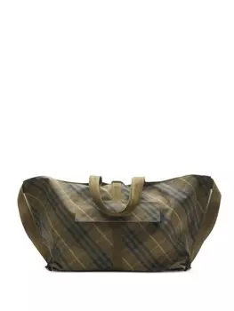 Большая сумка-тоут Burberry, зеленый