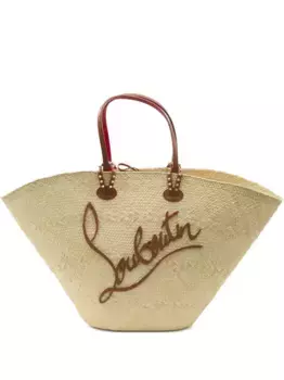 Большая сумка-тоут Cabata Christian Louboutin, нейтральный