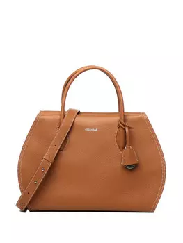 Большая сумка-тоут Coccinelle Lord, коричневый