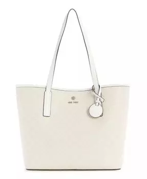 Большая сумка-тоут Delaine 2 в 1 Nine West, слоновая кость/кремовый